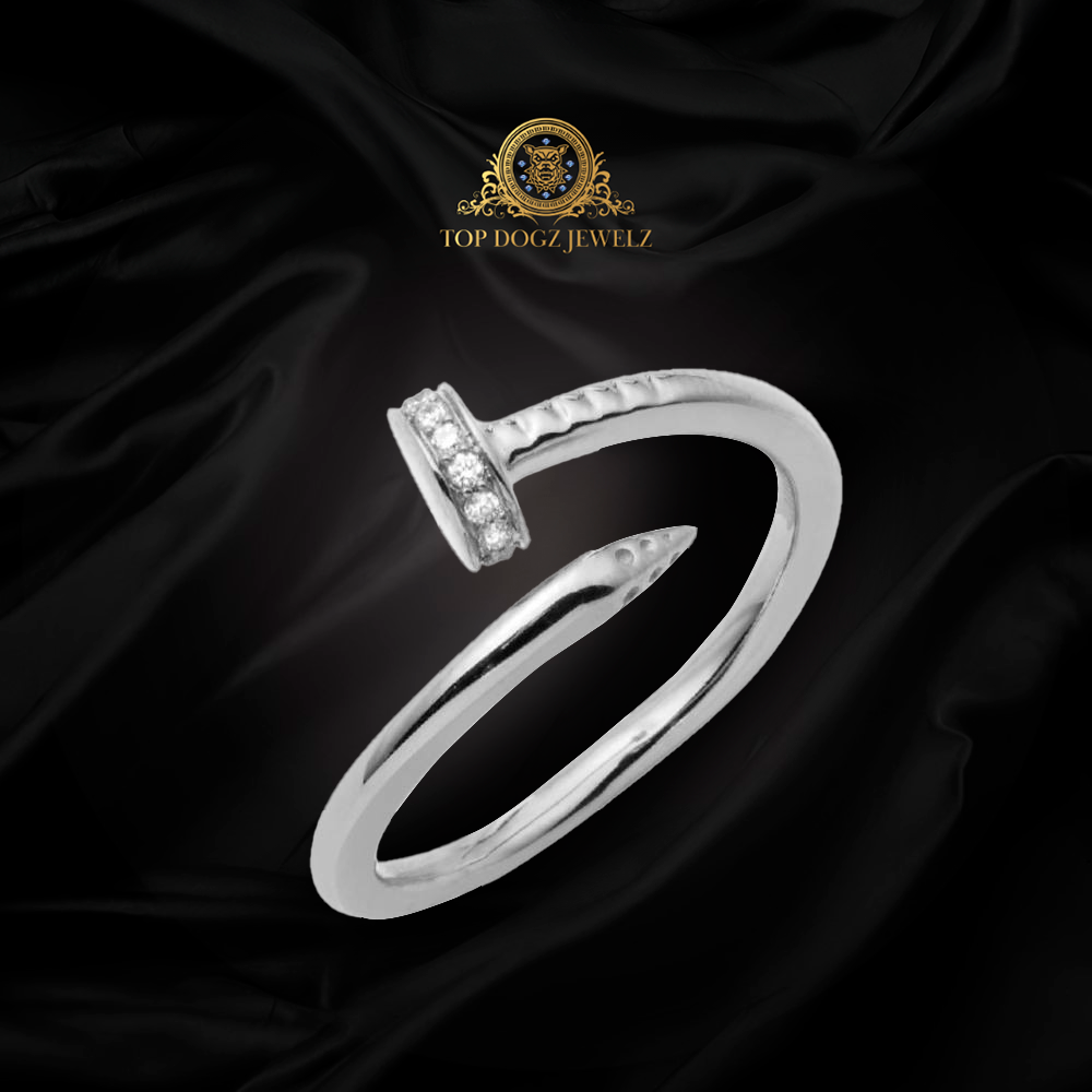 Diamond Designer Nail Ring