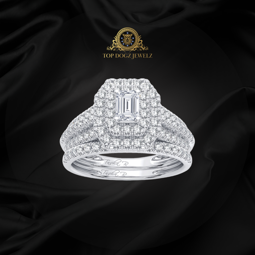 14k 1.0CTW Diamond Bridal Ring